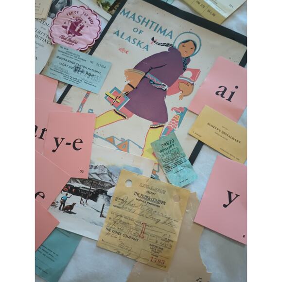 Vintage Paper Ephemera Bundle - 75 Pieces Pastel for Junk Journal, Crafts - Picture 8 of 14